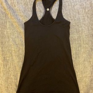 Black Lululemon racerback tank